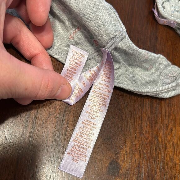 Savage X Fenty Grey Holiday Christmas Bralette Women’s US Small - Picture 5 of 6